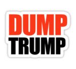 DUMP TRUMP STICKER 6