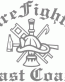 East Coast Firefighter Decal