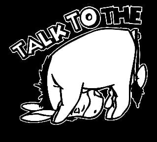 Eeyore Talk to the Decal Sticker