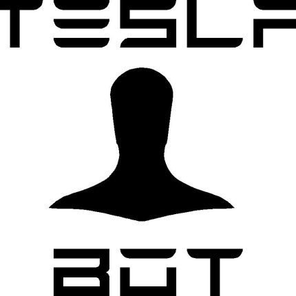 Elon Musk TESLA BOT DIE CUT DECAL 1