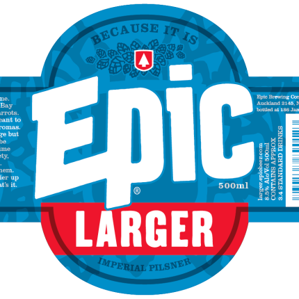 Epic Lager Beer Sticker