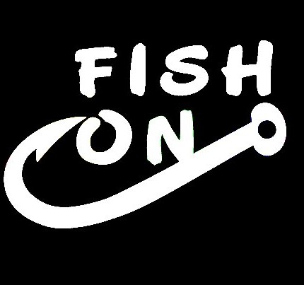 Fish On Die Cut Fishing Decal