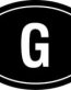 Gabon Oval Sticker