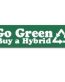 Go Green Buy a Hybrid Bumper Sticker