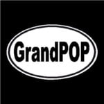 GrandPop Oval Decal