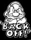 Grumpy Back Off 2 Decal Sticker