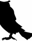 Horned Owl Owls Animal Animals Vinyl Decal Sticker