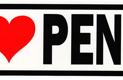 I LOVE PENIS  COLOR DECAL