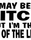 I May Be A Bitch Decal