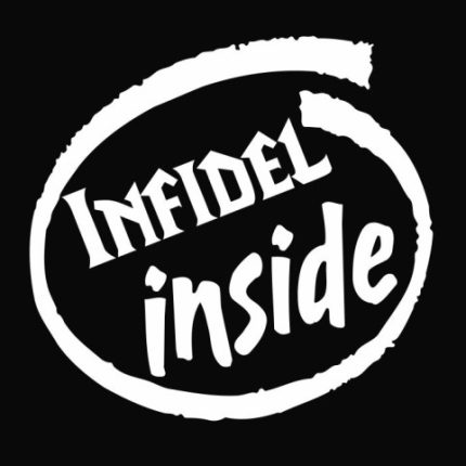 Infidel Inside Funny Vinyl Decal Sticker