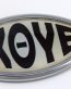 IXOYE Jesus Fish 3D Adhesive Car Emblem