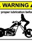 Lubrication Chopper Sticker Pack