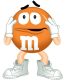 m&m orange sticker 3