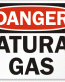 Natural Gas Danger Sign