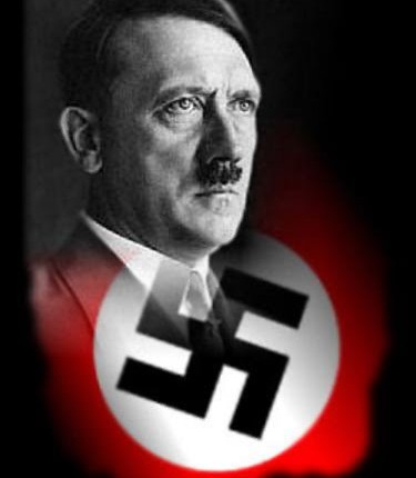 NAZI Adolf Hitler Color Sticker