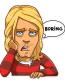 NIRVANA kurt cobain grunge is dead band sticker 04