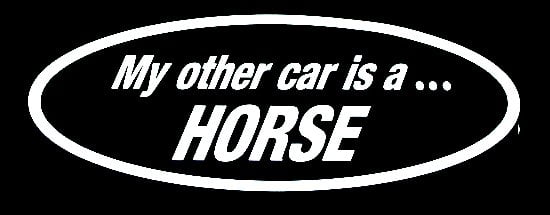 Other Car Horse Vinyl Decal