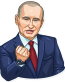 president vladimir putin political sticker 11