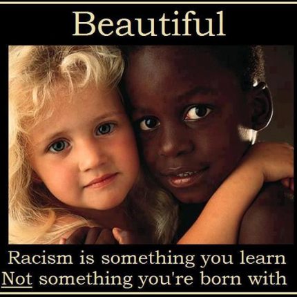 Racism is something you learn sticker