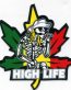 Rasta High Life Sticker