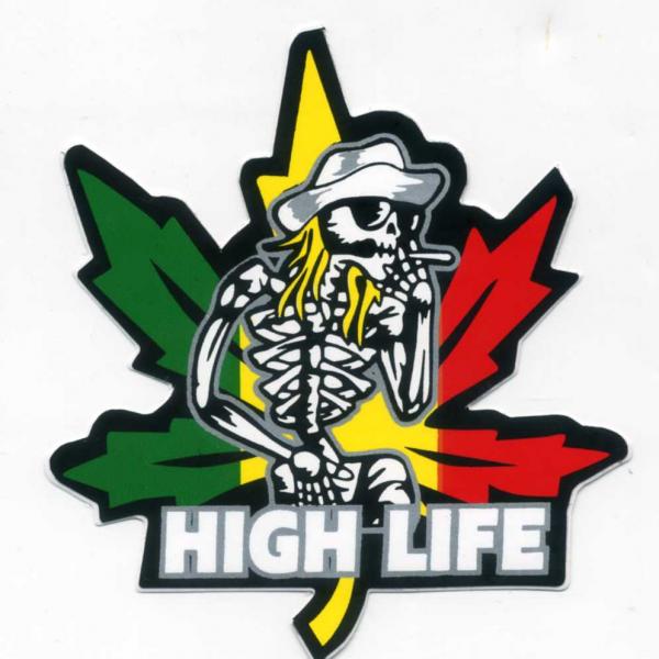 Rasta High Life Sticker