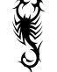 Scorpian Tribal Vinyl Decal