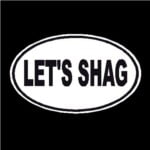 Shag Oval Decal Lets