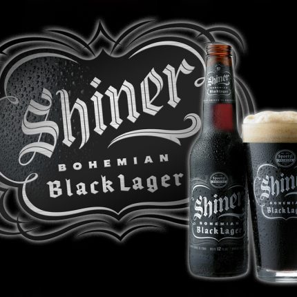 Shiner Bohemian Black Lager Bottle Shot Sticker