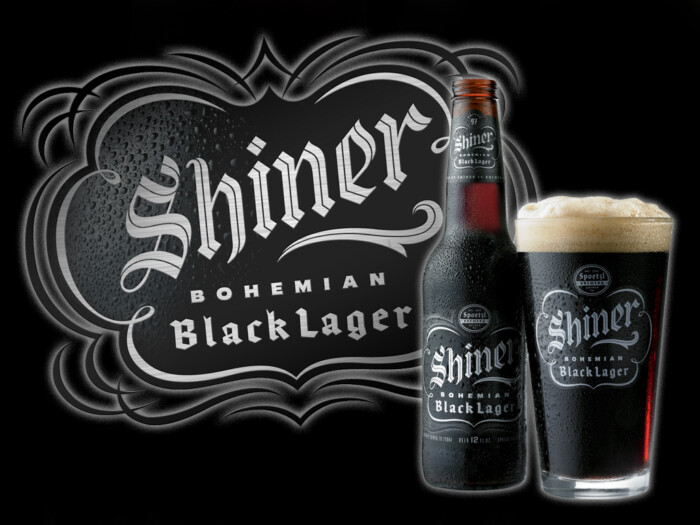 Shiner Bohemian Black Lager Bottle Shot Sticker