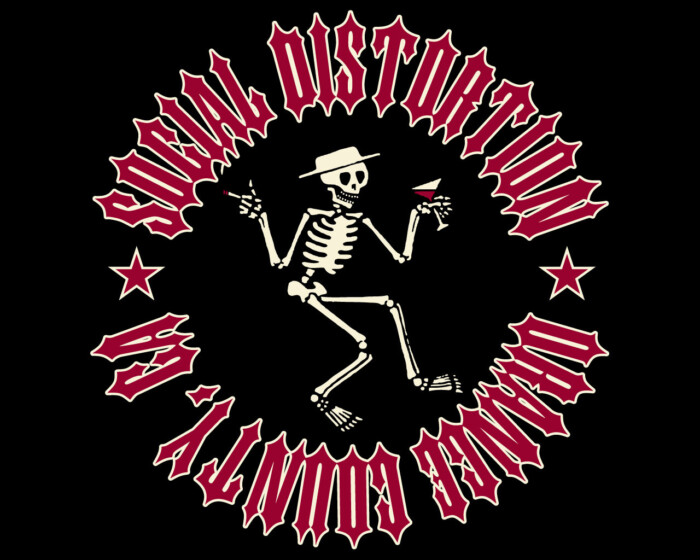Social Distortion Color Band Decal