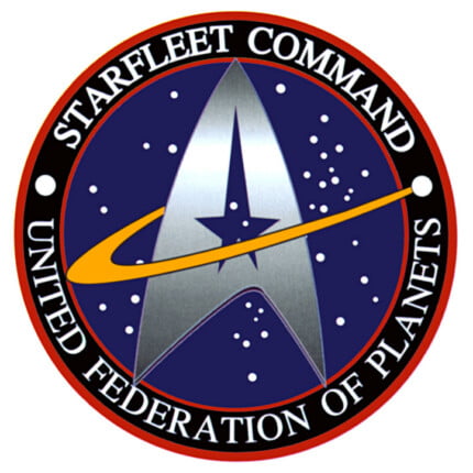 Star Trek Command Fleet Insignia Badge 5 Vinyl Decal Car Window Sticker v1
