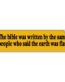 the bible bumper sticker