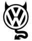 VW Devil Decal