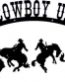 Wind Chime Cowboy Up Decal