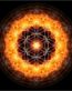 YOGA Flower of Life Circular Color Sticker 6