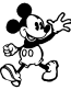 Mickey Wave vinyl decal