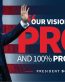 2020 TRUMP PRO AMERICA STICKER