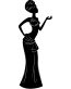 2 African Faces Africa Decal 30