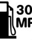 30 Plus MPG Decal