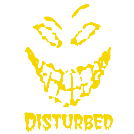 disturbed logo face