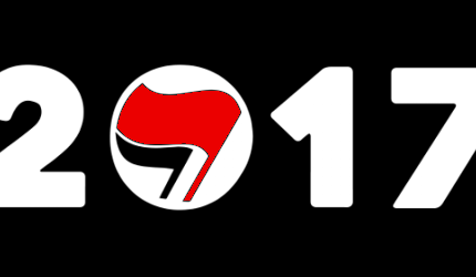 anti-fascist-action-anti-racism-2017 sticker