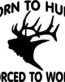 Born to Hunt 22 Decal