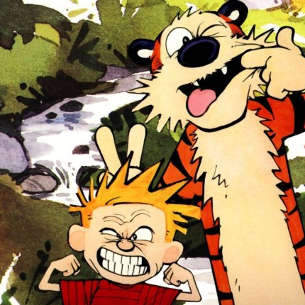 Calvin and Hobbes Rectangular Color Stickers 12