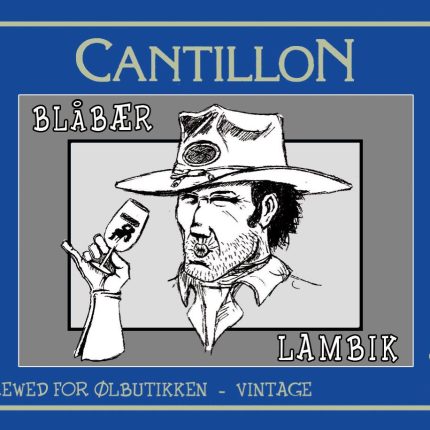 cantillon blaber lambic label sticker