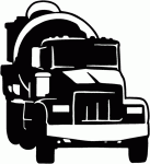 Cement Mixer Truck Decal