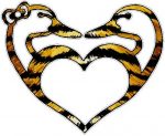 Duck Hunting LOVE Sticker 2 FILLS Skin Tiger