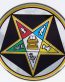 Eastern Star Dome 3D Chrome Background Adhesive Car Badge