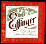 Effinger Beer Label