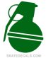 grenade military decal