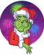 grinch stole christmas_cartoon sticker 16